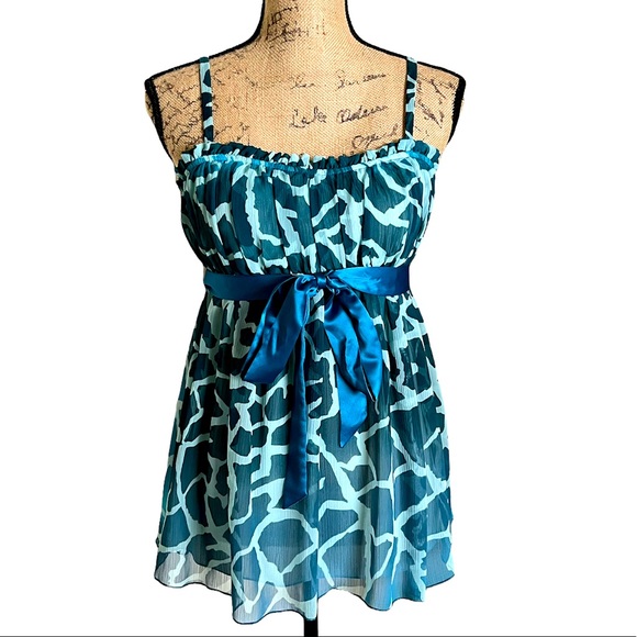 Mixit 100% Polyester Blue Camisole, XS Juniors - Picture 11 of 16